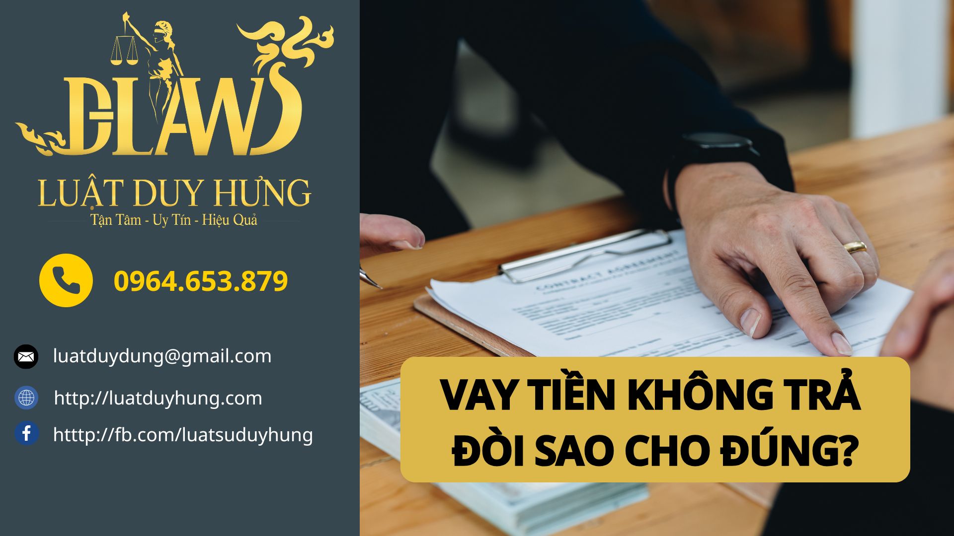 Vay tiền không trả đòi được không