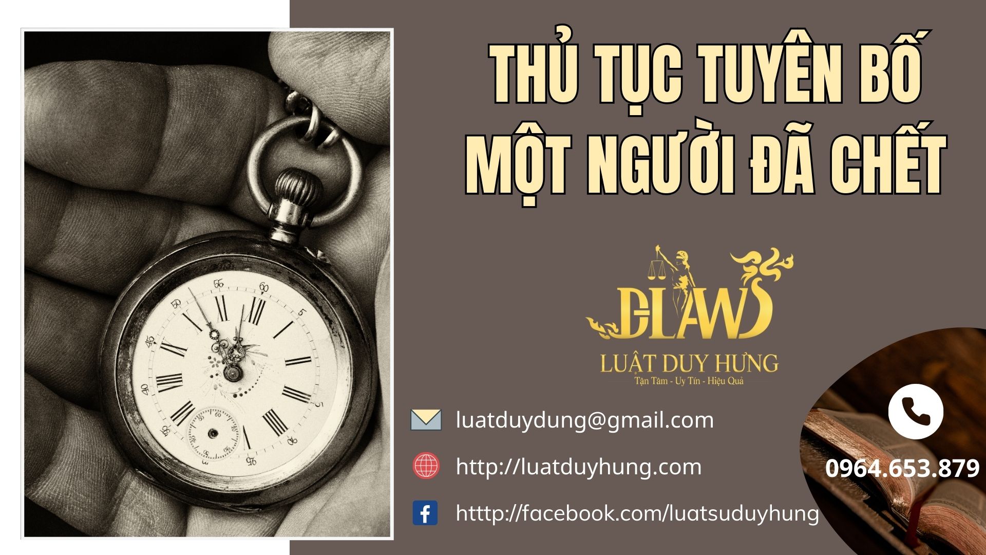 tuyên bố 1 người đã chết