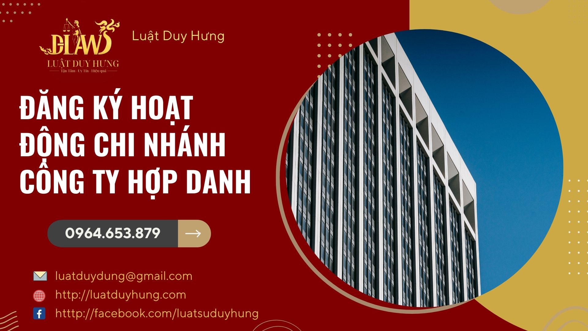 ĐĂNG KÝ HOẠT ĐỘNG CHI NHÁNH CÔNG TY HỢP DANH
