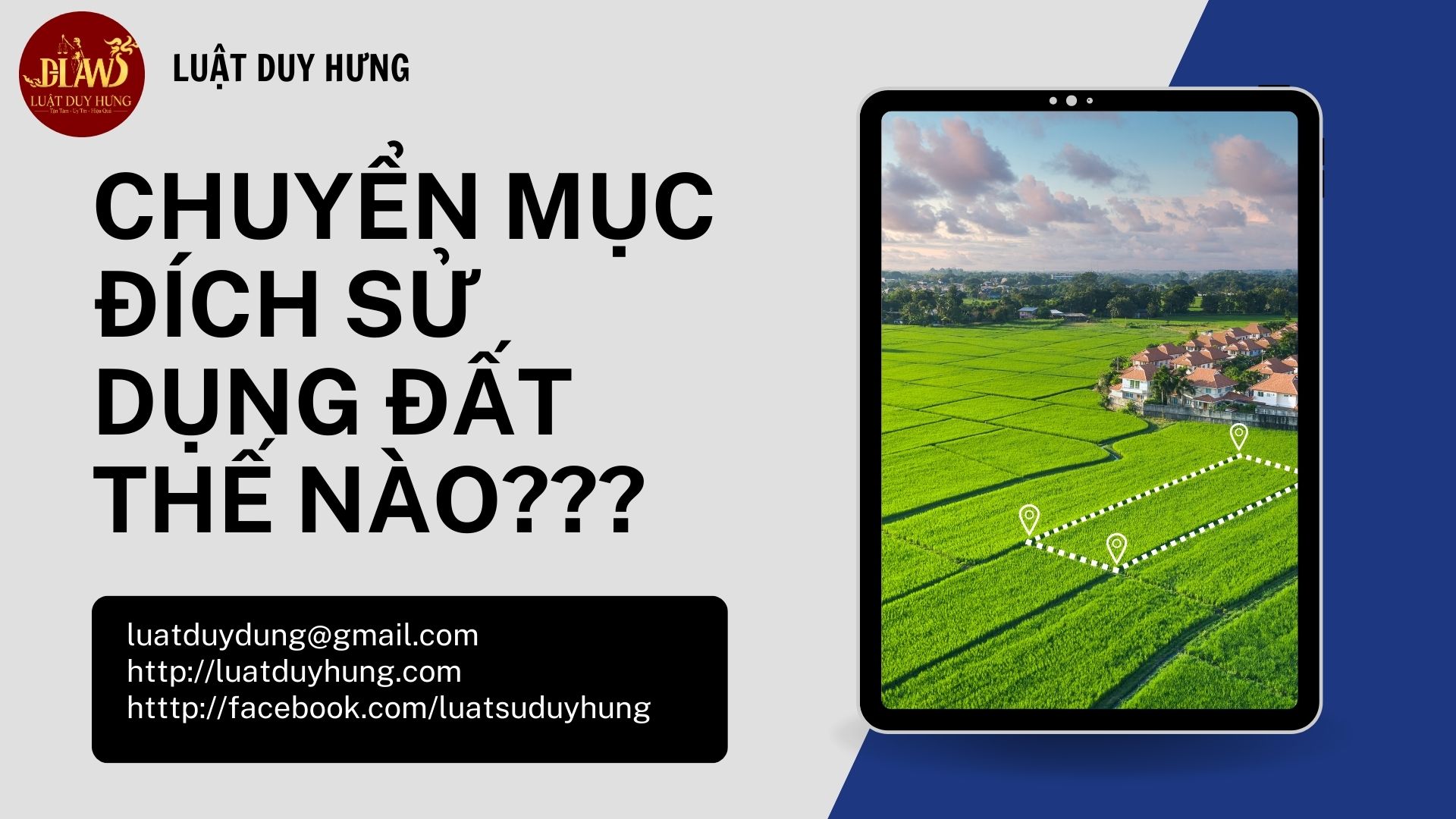 Chuyển mục đích sử dụng đất