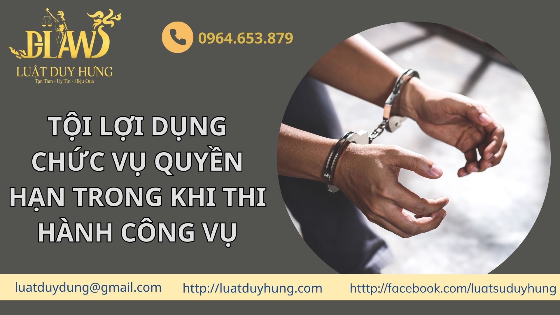 TỘI LỢI DỤNG CHỨC VỤ QUYỀN HẠN TRONG KHI THI HÀNH CÔNG VỤ