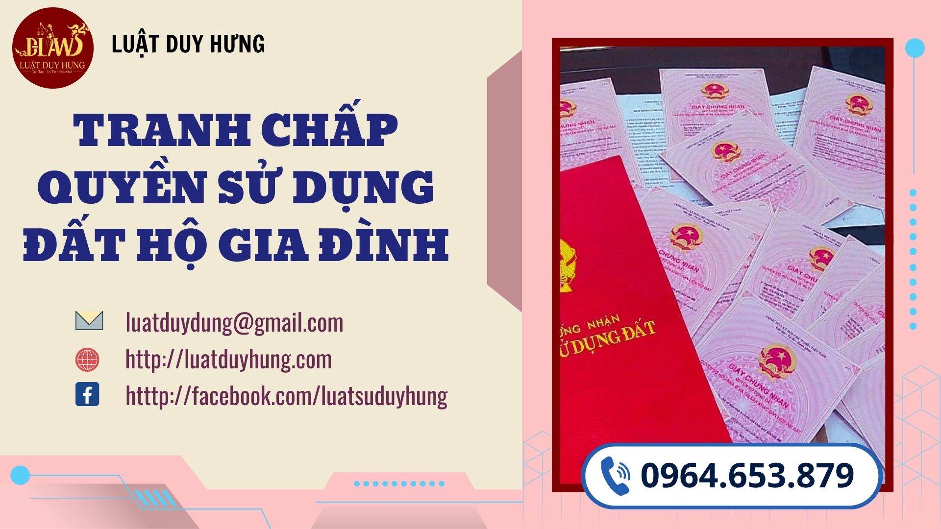 TRANH CHẤP QUYỀN SỬ DỤNG ĐẤT HỘ GIA ĐÌNH