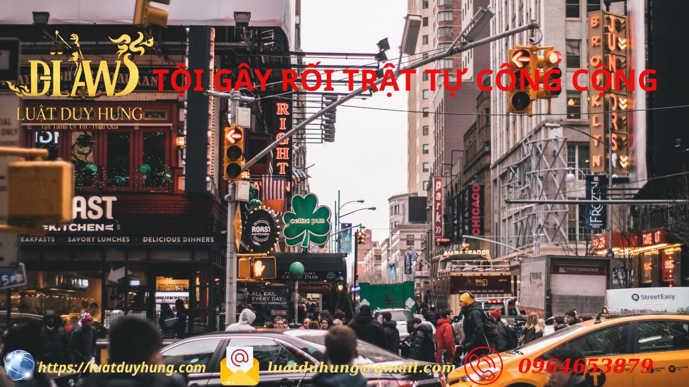 Tội gây rối trật tự công cộng là gì