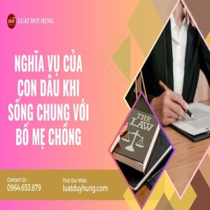 NGHĨA VỤ CỦA CON DÂU KHI SỐNG CHUNG VỚI BỐ MẸ CHỒNG