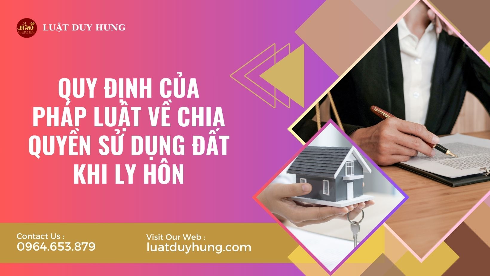 QUY ĐỊNH CỦA PHÁP LUẬT VỀ CHIA QUYỀN SỬ DỤNG ĐẤT KHI LY HÔN