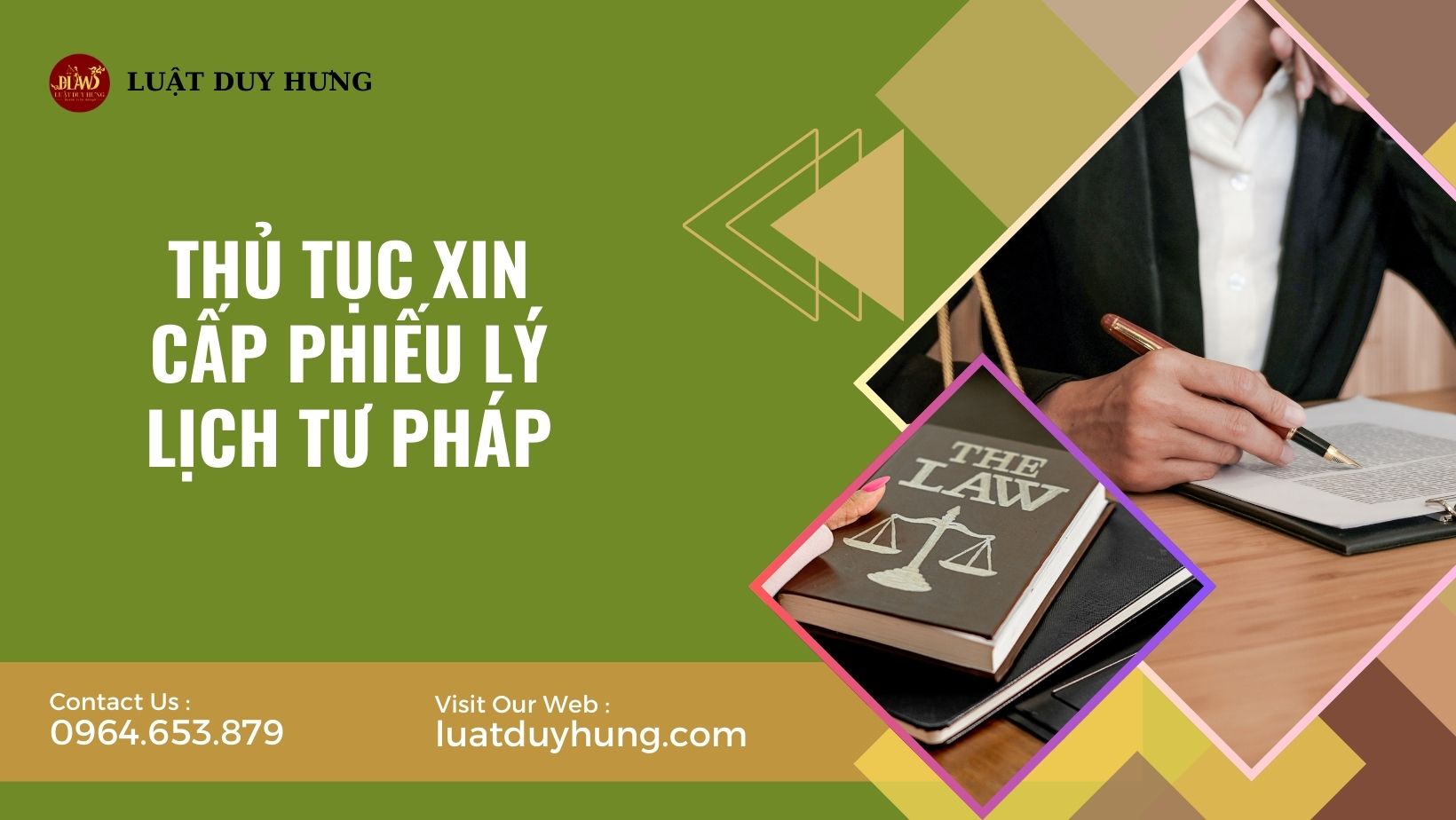 THỦ TỤC XIN CẤP PHIẾU LÝ LỊCH TƯ PHÁP