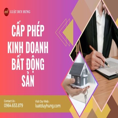 CẤP PHÉP KINH DOANH BẤT ĐỘNG SẢN