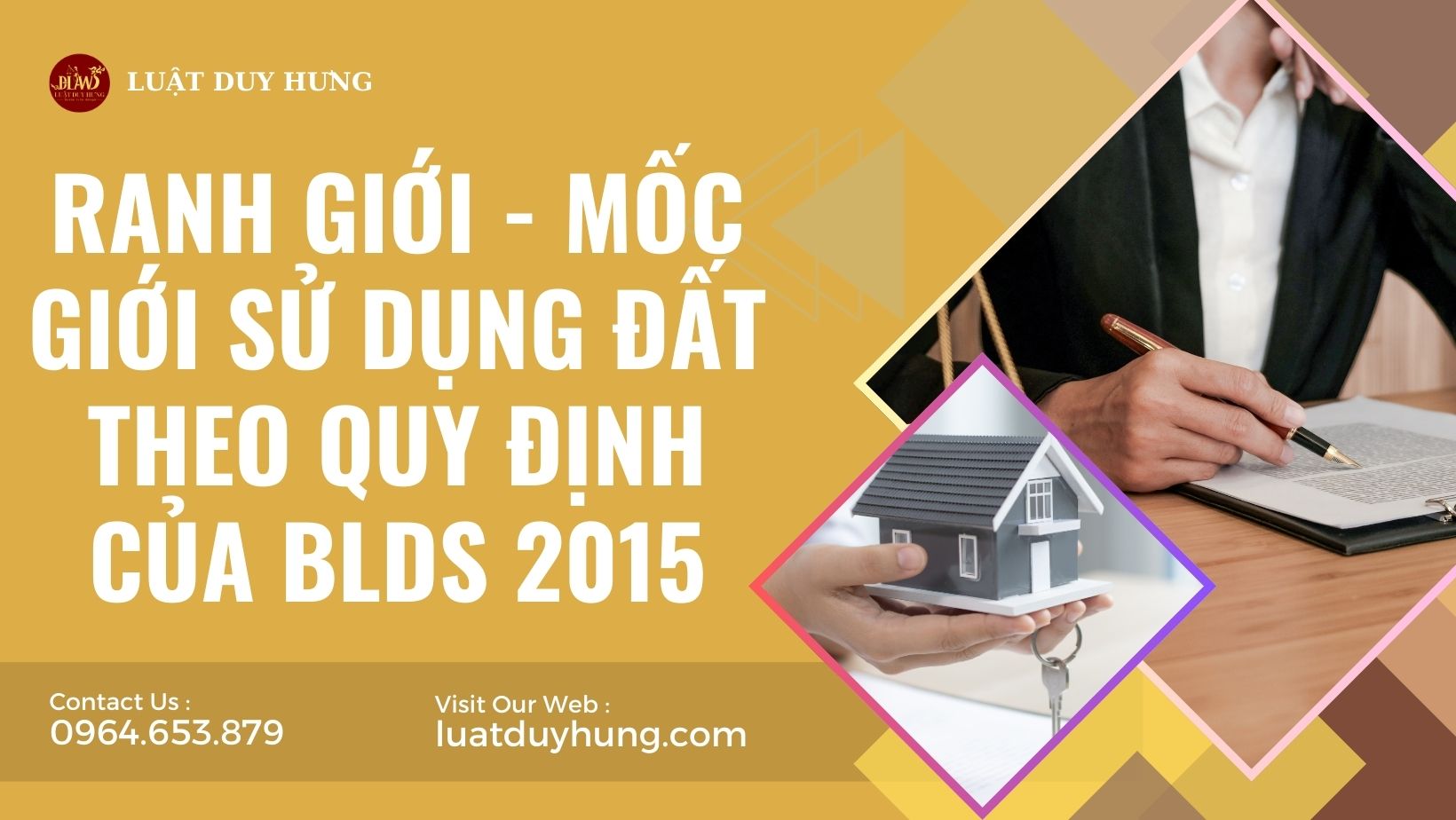 RANH GIỚI - MỐC GIỚI SỬ DỤNG ĐẤT THEO QUY ĐỊNH CỦA BLDS 2015