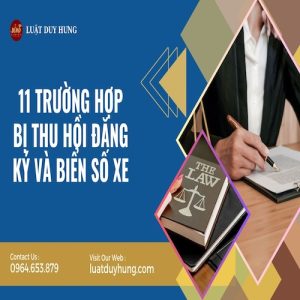 11 TRƯỜNG HỢP BỊ THU HỒI ĐĂNG KÝ VÀ BIỂN SỐ XE
