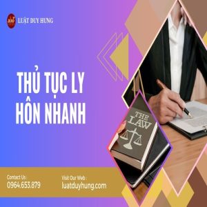 THỦ TỤC LY HÔN NHANH