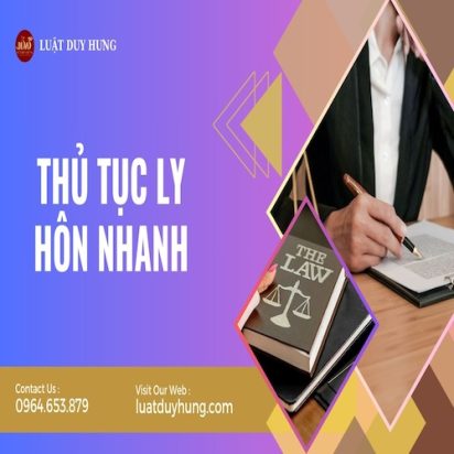THỦ TỤC LY HÔN NHANH