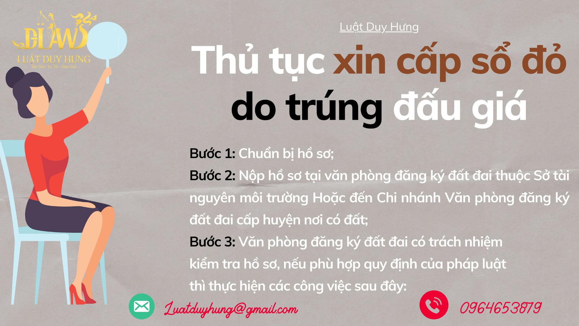 Cấp sổ đỏ trúng đấu giá như thế nào