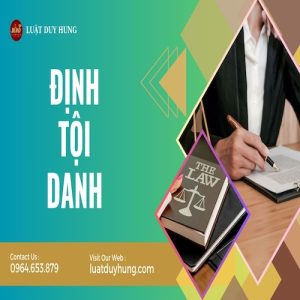ĐỊNH TỘI DANH