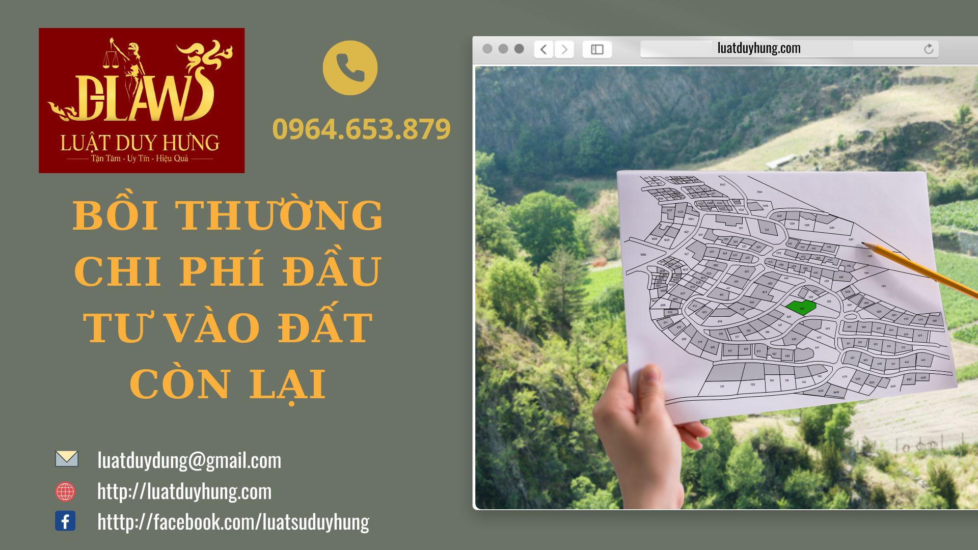 BỒI THƯỜNG CHI PHÍ ĐẦU TƯ VÀO ĐẤT CÒN LẠI