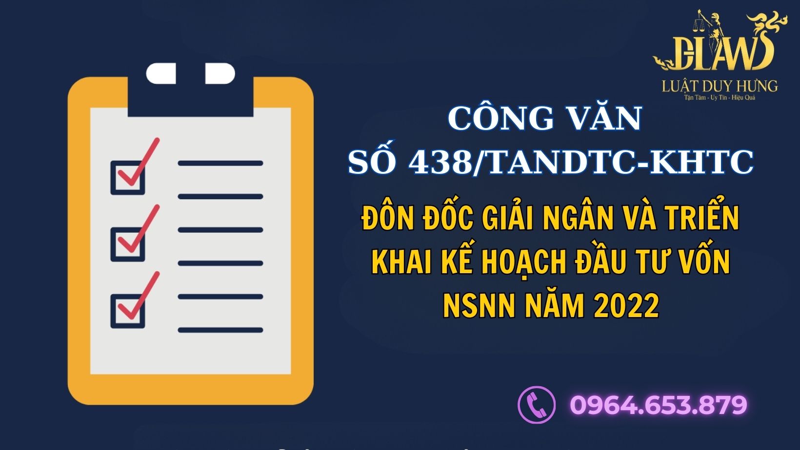 CÔNG VĂN SỐ 438/TANDTC-KHTC