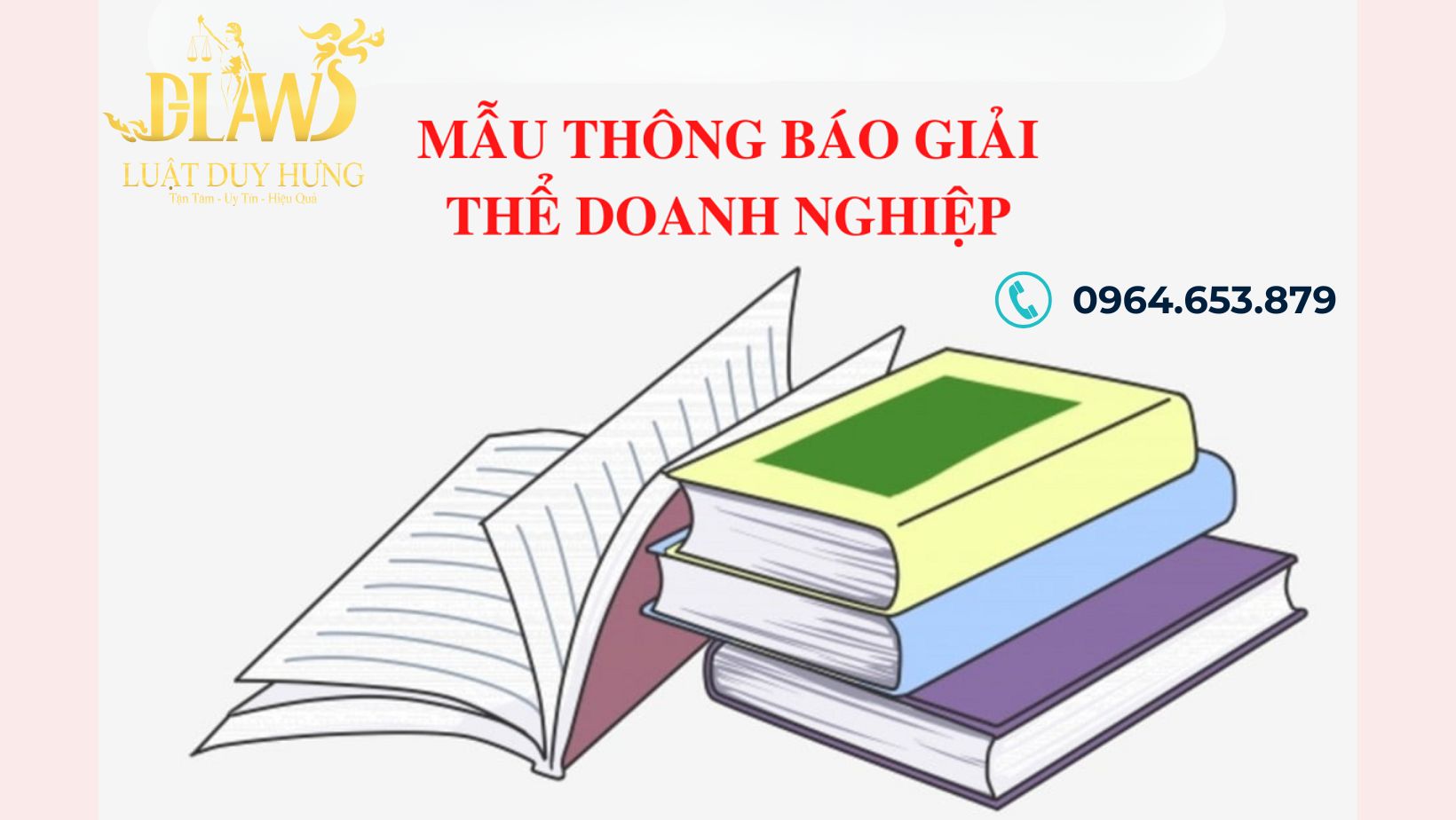 Mẫu thông báo giải thế doanh nghiệp 1