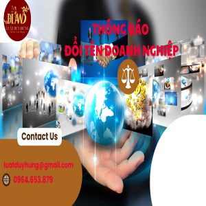 Thong bao doi ten Doanh Nghiep