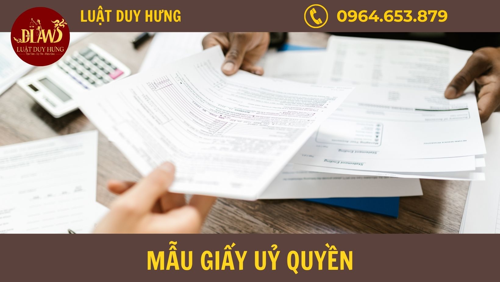mẫu giấy uỷ quyền