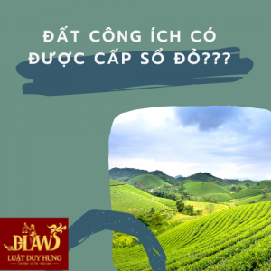 đất công ích có được cấp sổ đỏ