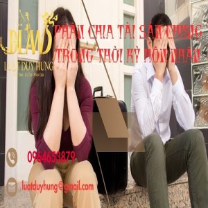 Phân chia tài sản chung trong thời kỳ hôn nhân