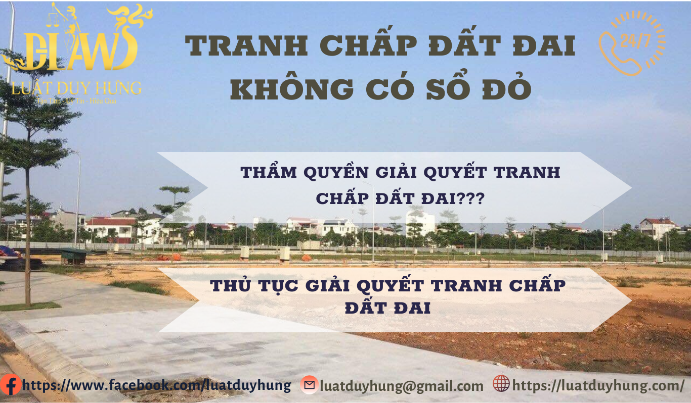 tranh chấp đất đai không có sổ đỏ