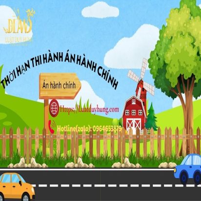 Thoi han thi hanh an hành chinh