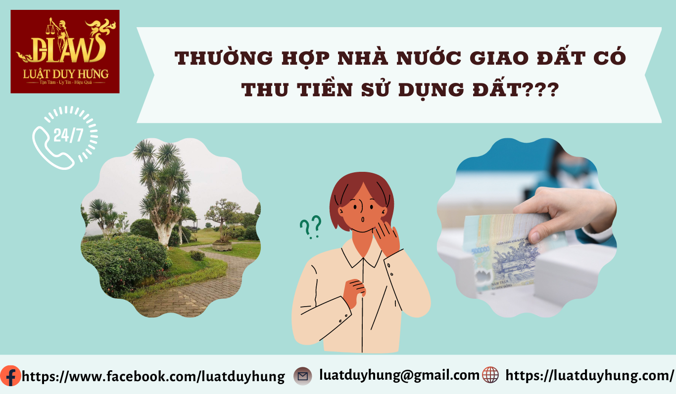 trường hợp nhà nước giao đất có thu tiền sử dụng đất