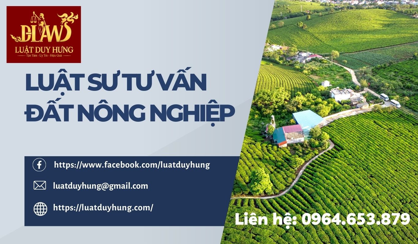 LUẬT SƯ TƯ VẤN ĐẤT NÔNG NGHIỆP