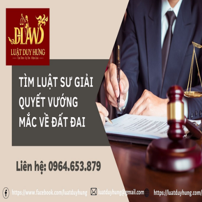 tìm luật sư giải quyết vướng mắc về đất đai