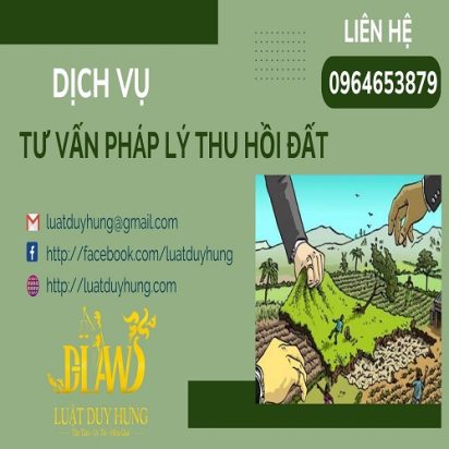 Dịch vụ tư vấn pháp lý thu hồi đất