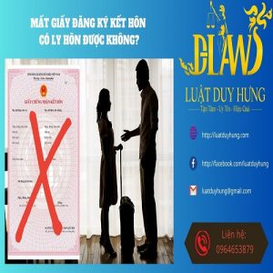 Mất giấy đăng ký kết hôn