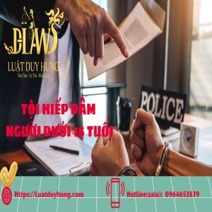 Tội hiếp dâm người dưới 16 tuổi