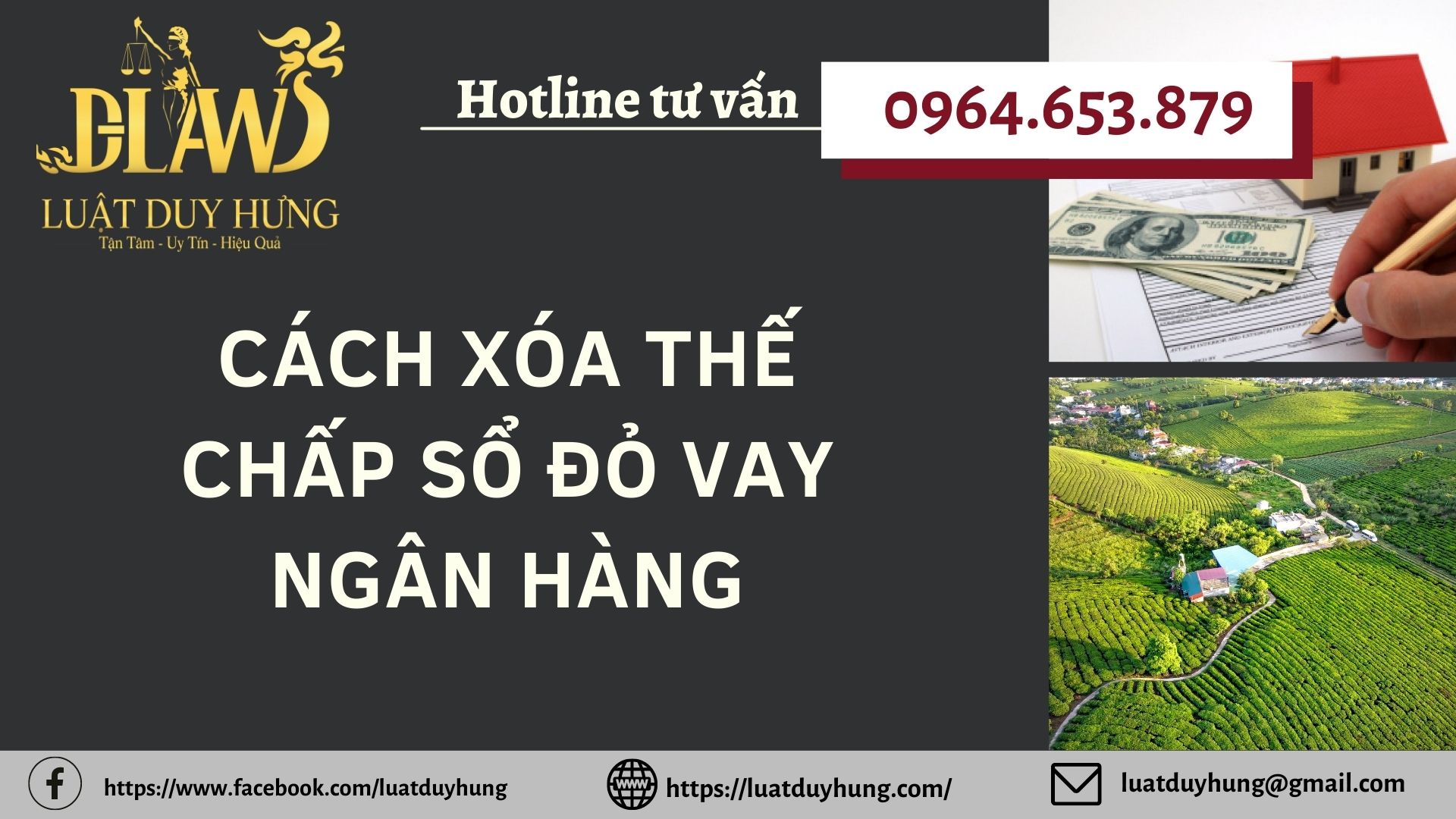 CÁCH XÓA THẾ CHẤP SỔ ĐỎ VAY NGÂN HÀNG