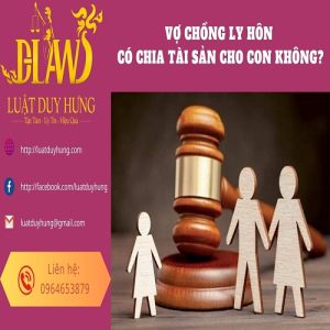 Có chia tài sản cho con