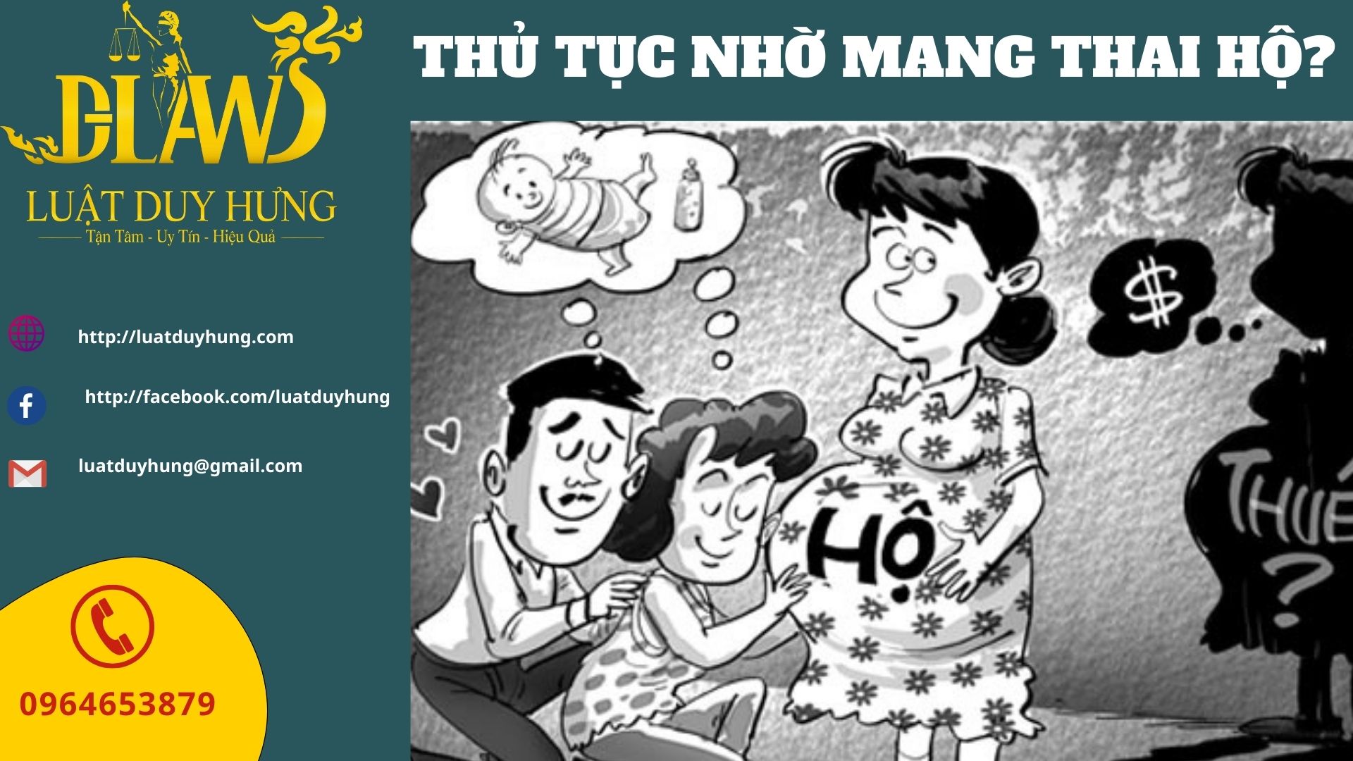 Thủ tục mang thai hộ chuẩn pháp lý 