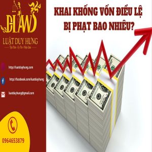 Khai khống vốn điều lệ