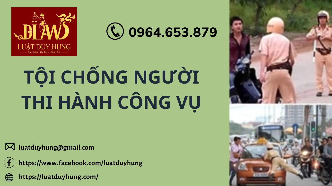 Tội chống người thi hành công vụ