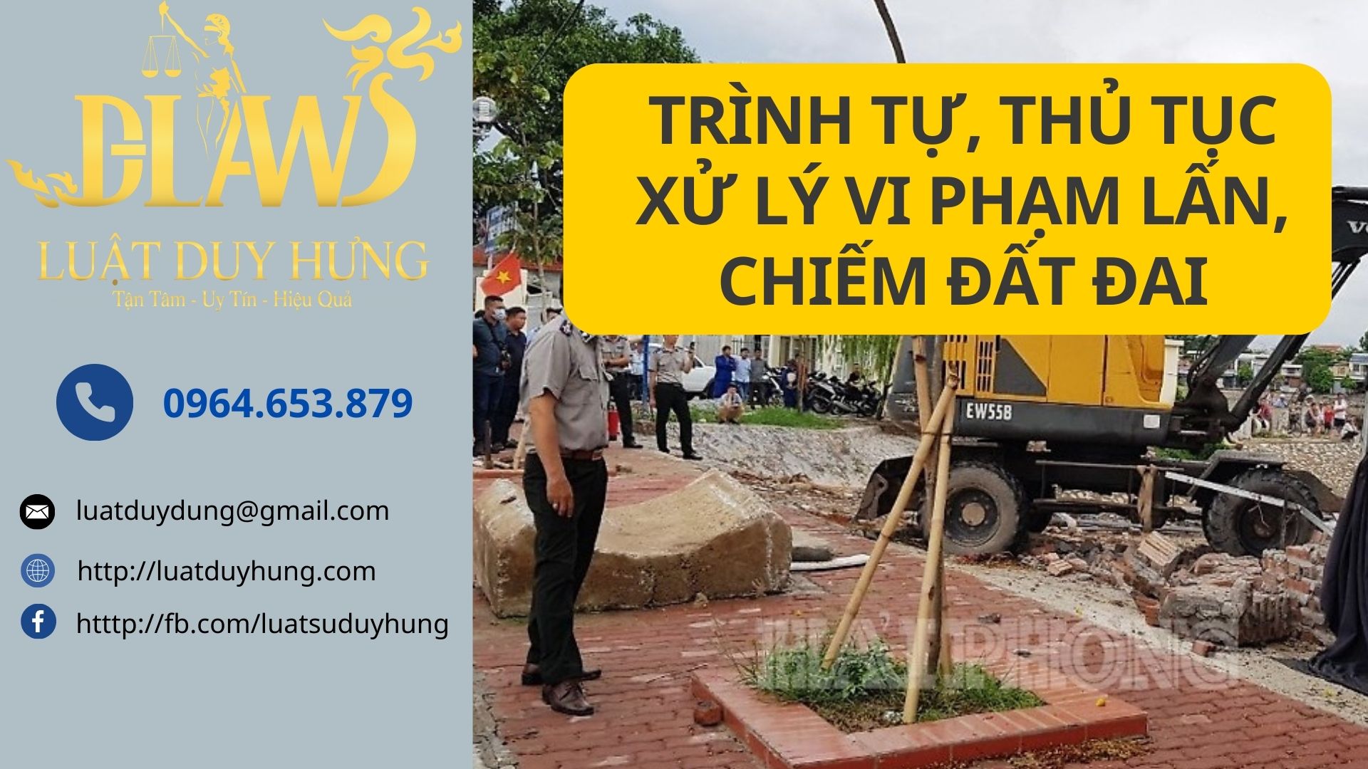 TRÌNH TỰ, THỦ TỤC XỬ LÝ VI PHẠM LẤN, CHIẾM ĐẤT ĐAI