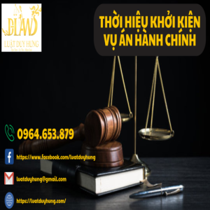 THỜI HIỆU KHỞI KIỆN VỤ ÁN HÀNH CHÍNH