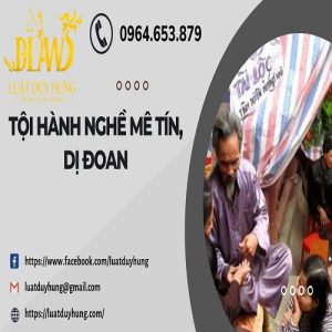 Tội hành nghề mê tín