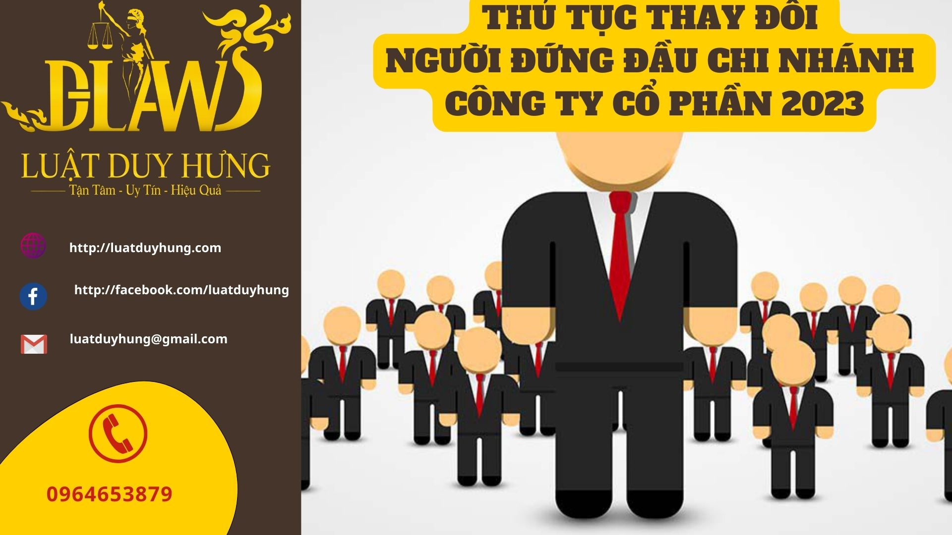 thay đổi người đứng đầu chi nhánh