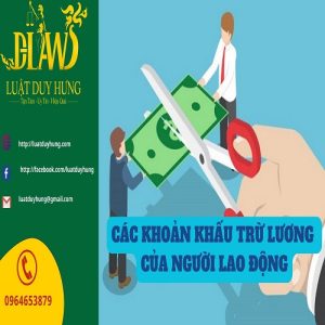 Khấu trừ lương