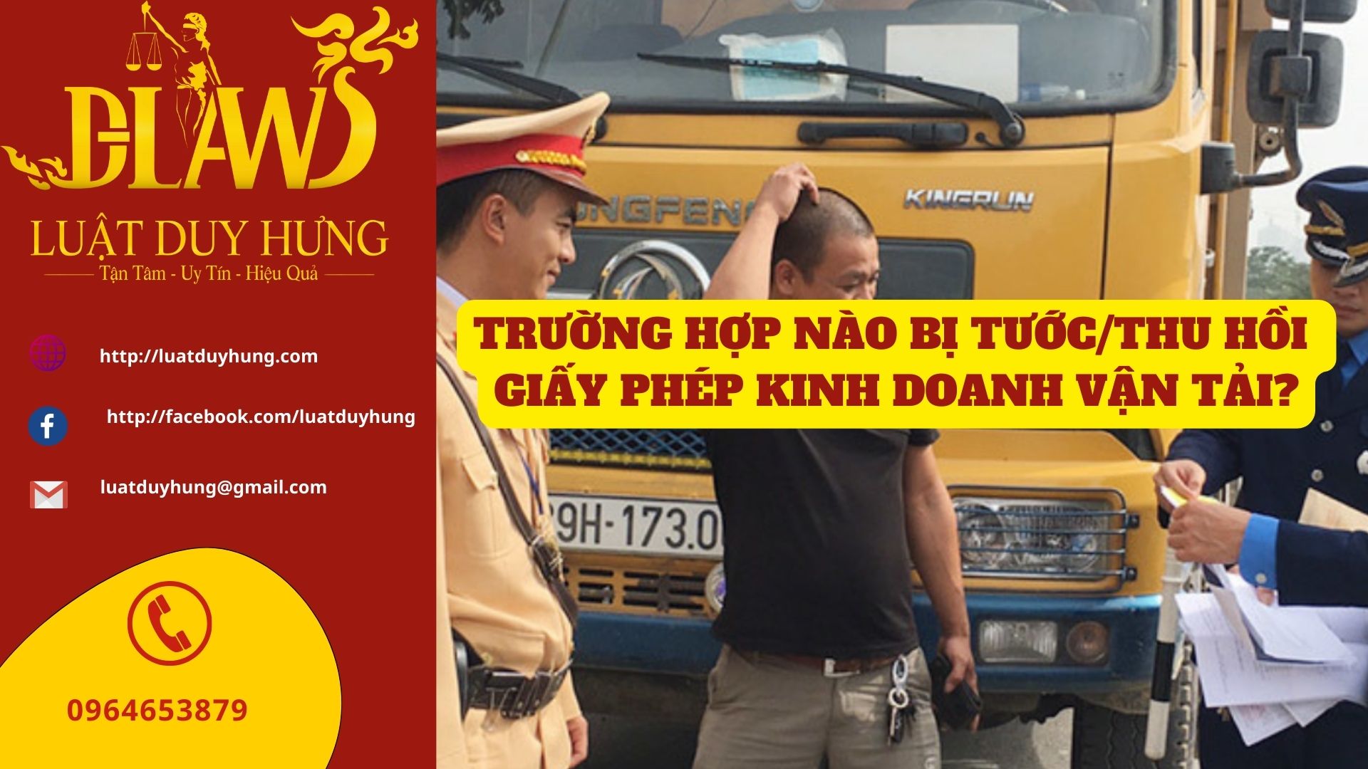 tước giấy phép kinh doanh vận tải