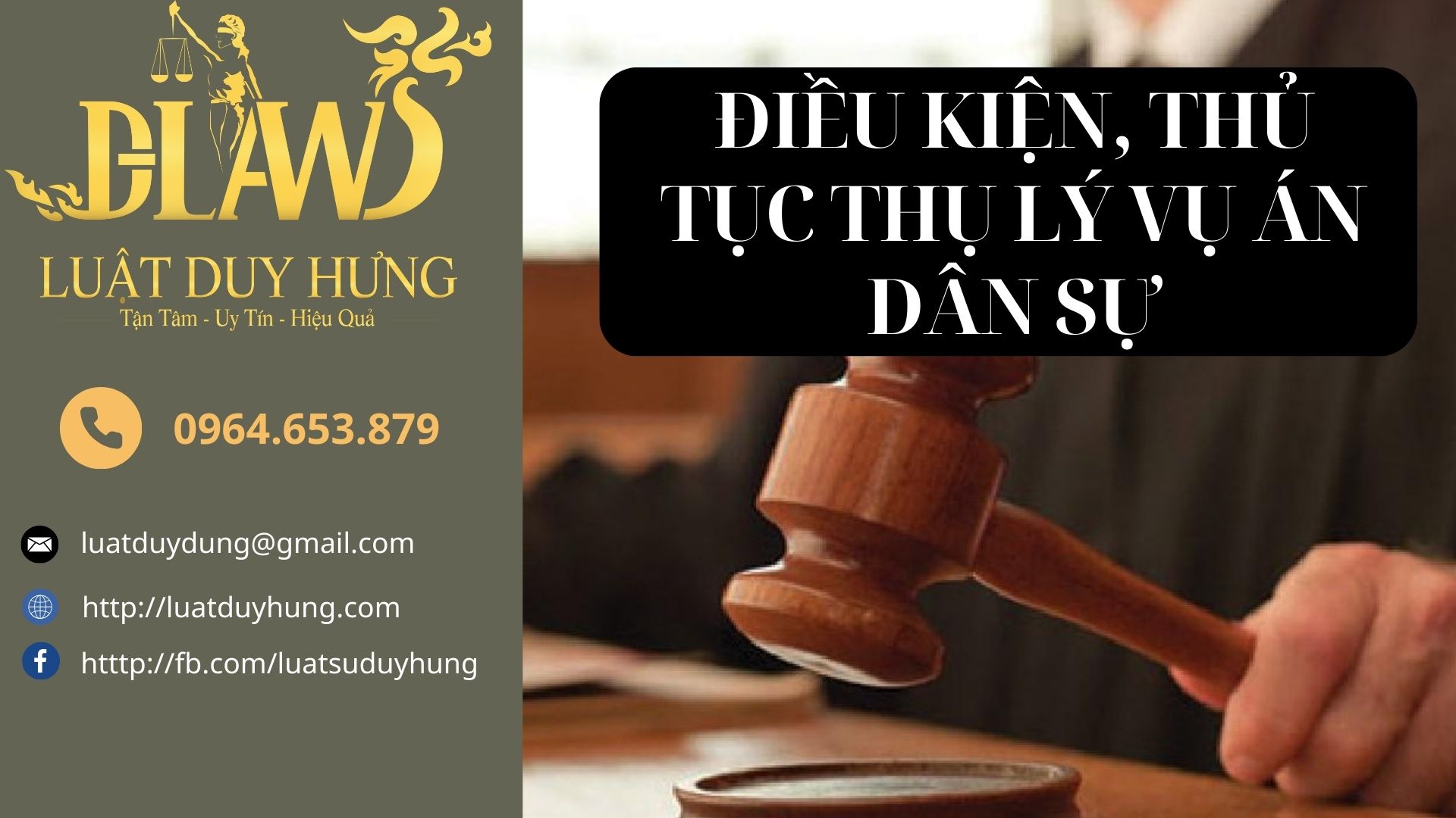 thụ lý vụ án dân sự
