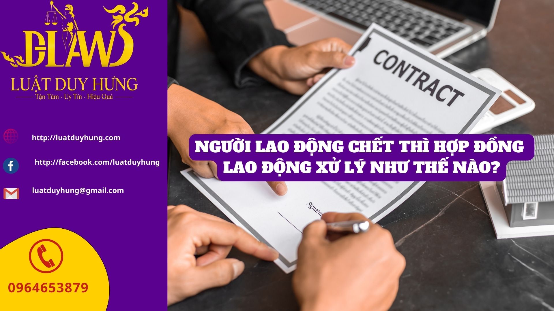 người lao động chết thì hợp đồng lao động xử lý như nàp