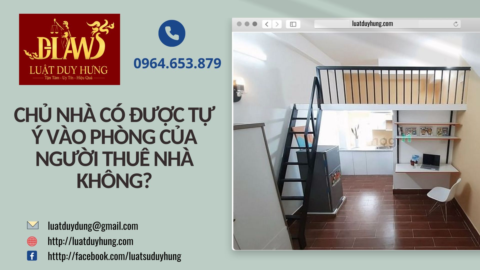 TỰ Ý VÀO PHÒNG CỦA NGƯỜI THUÊ NHÀ