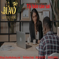 Tội báo cáo sai là gì?