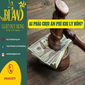 Án phí khi ly hôn