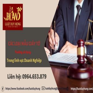 Mẫu giấy tờ Doanh nghiệp