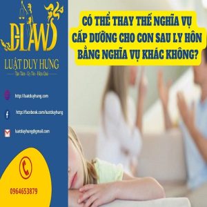 Cấp dưỡng cho con
